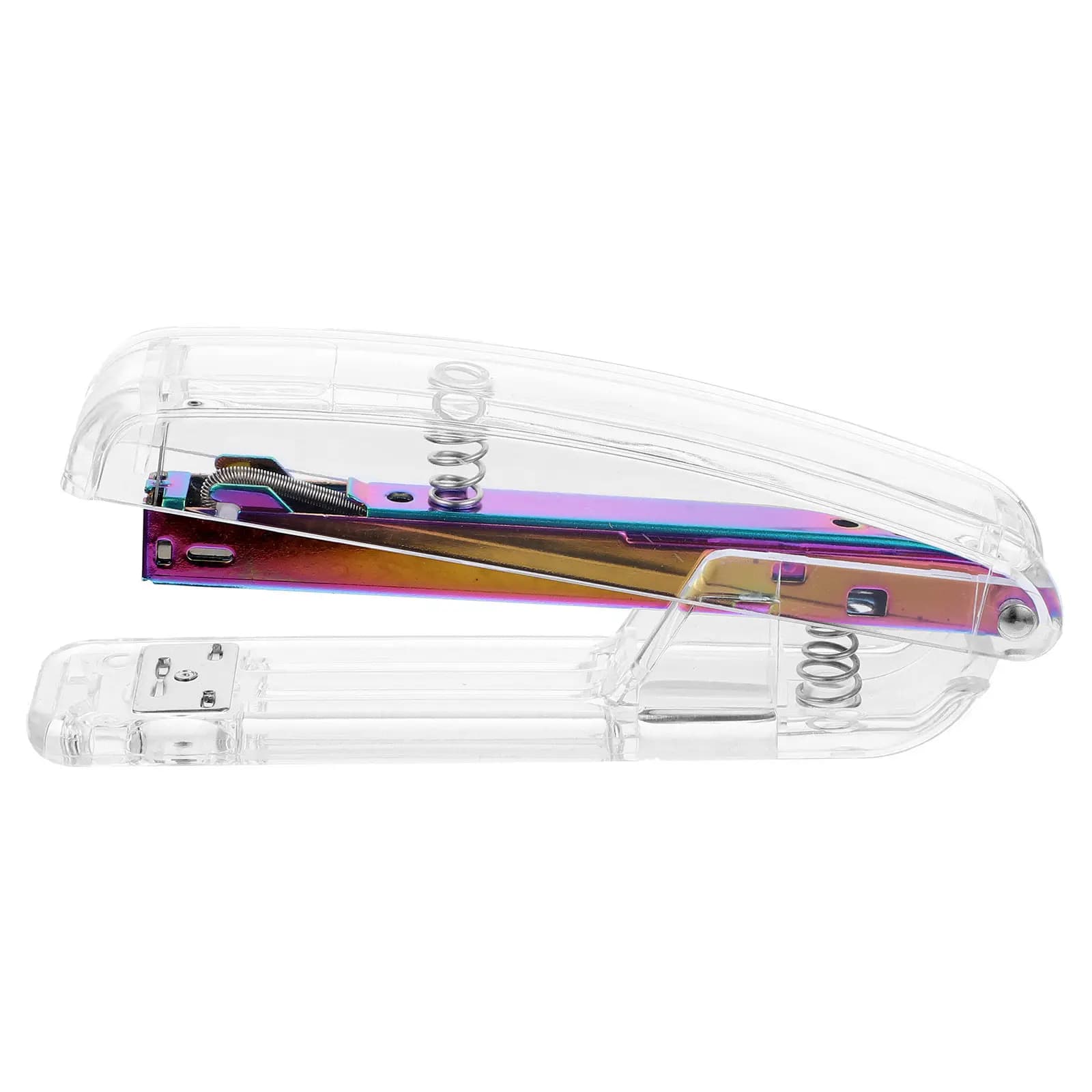 Cucitrice in Plastica Trasparente, Design Moderno e Semplice, Prestazioni di Cucitura Veloci e Stabili per Ufficio, Casa, Aula, Uso Professionale