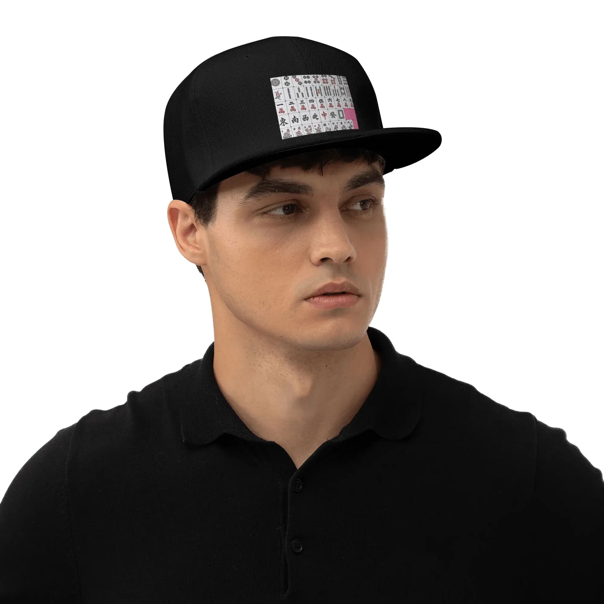 Cappelli da Baseball Unisex con Motivo Mahjong, Cappellini Sportivi Estivi da Strada, Berretto Hip Hop