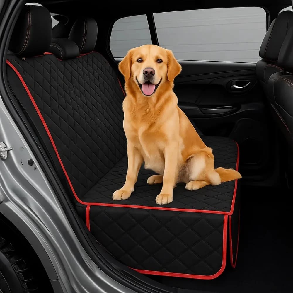 Telo Coprisedile Posteriore Impermeabile per Cani, Resistente, Antiscivolo, Protezione per Animali Domestici, Facile da Installare e Pulire