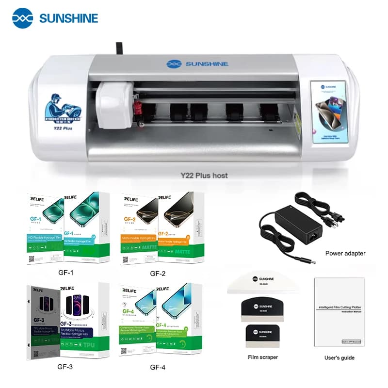 SUNSHINE 16 inch Y22 Plus Unlimited Flexible Hydrogel Film Cutting Machine IPad Tablet Mobile Screen Customized Intelligent Cut