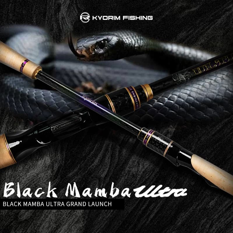 KYORIM NUOVA canna da pesca con esca ULTINA8 ZANDER, 2 sezioni, guida FUJI SIC, sedile mulinello in carbonio, canna da spinning