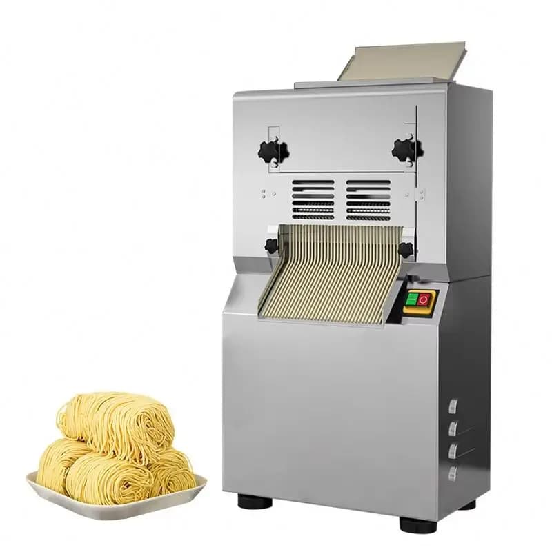 Nuova Macchina Automatica Mini per Fare la Pasta in Acciaio Inox, per Spaghetti e Noodles, Pressa per Impasto