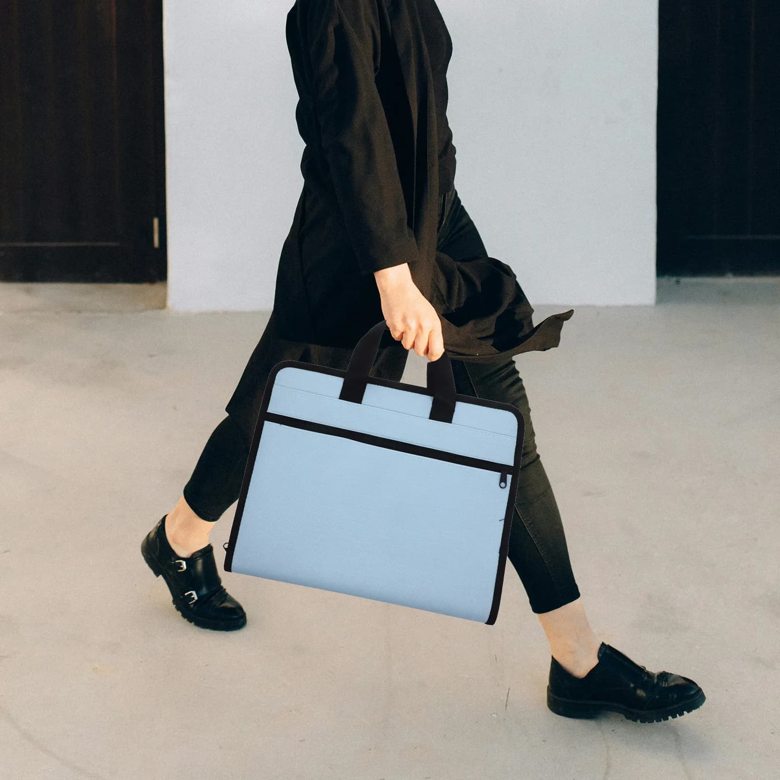 Cartella Portadocumenti Espandibile Formato Legale, Materiale Spesso, Organizzatore Multi-Griglia, Borsa Portatile per Ricevute, Ufficio e Scuola