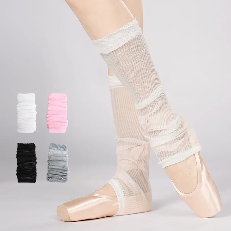 Girls Women Ballet Leg Warmers Hosiery Dance Long Socks Ruffles Knee Socks Ballet Stockings Ballet Leg Protector Ballet Socks