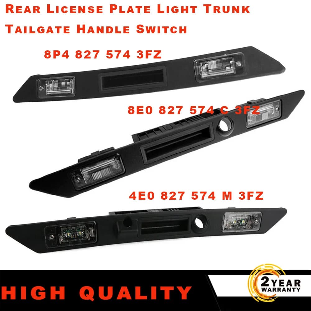 Nuovo Posteriore Luce Targa Tronco Portellone Maniglia Interruttore 8P48275743FZ 8E0827574C3FZ Per Audi A3 A4 A6 Q7 S4 S6 accessori auto