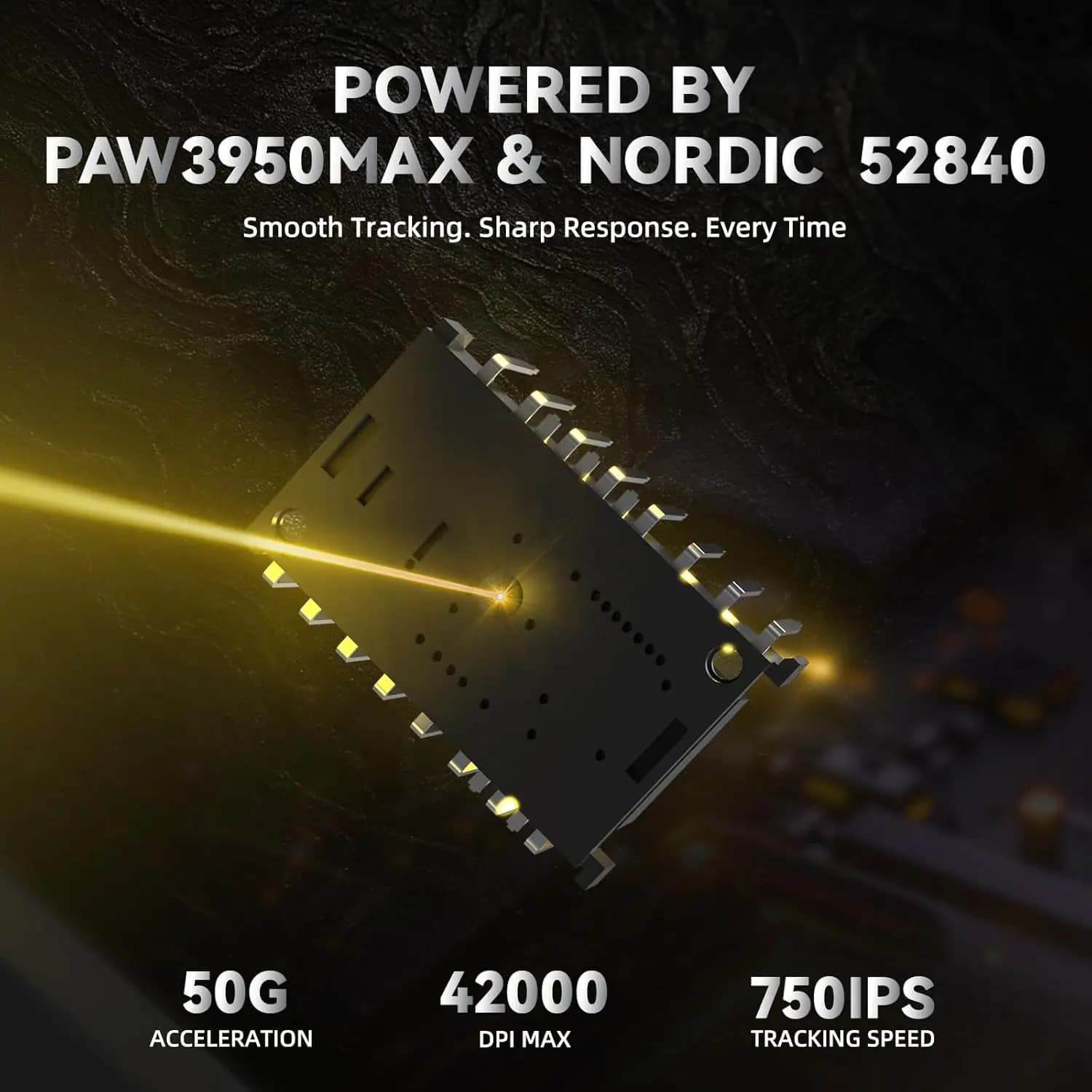 ATTACK SHARK R11 Ultra 8K Carbon Fiber Wireless Gaming MousePAW3950 42000 DPI MAX SensorNordic 52840 MCU Chip Wirelss Mouse