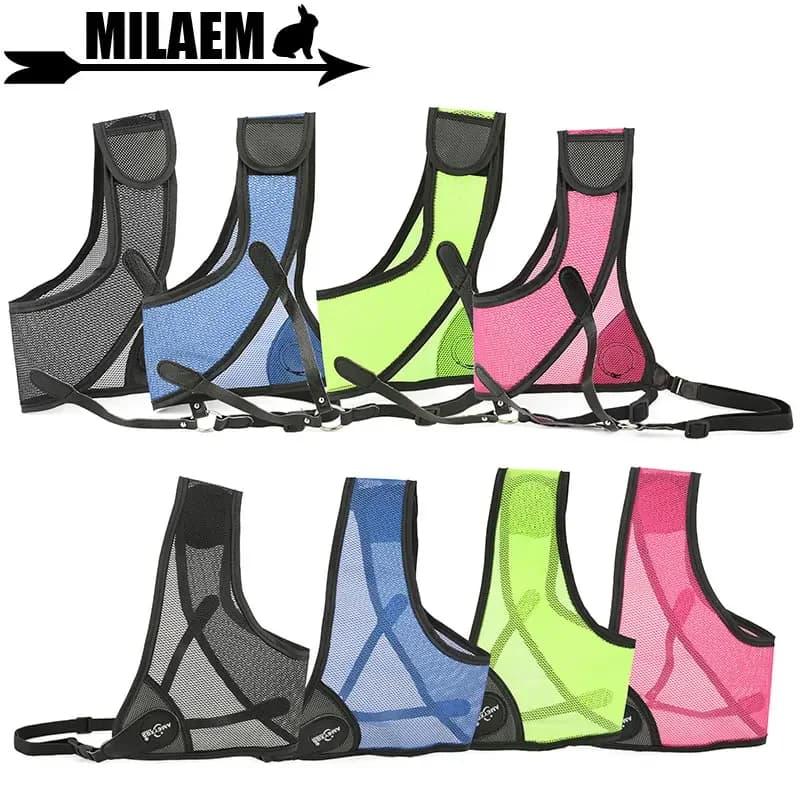 1pc Tiro Con L'arco Pettorale Guard XS/S/M/L/XL Protezione Pettorale 3D Maglia Composita In Pelle DELL'UNITÀ di elaborazione Tiro Da Caccia Arco Freccia Accessori