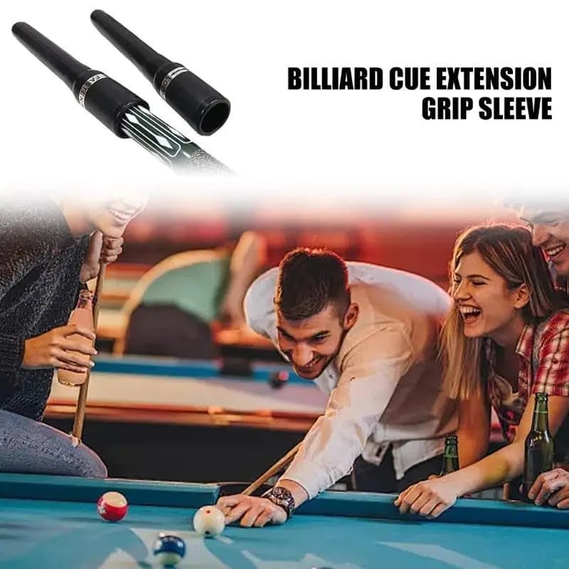 U2JB Light Weight 9 Balls Billiards Cue Butt End Extender Billiard Pool Cue Lengthener