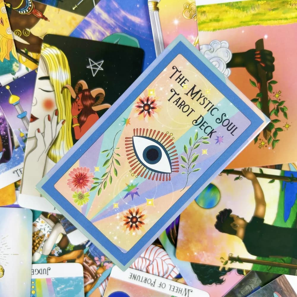 The Mystic Soul Tarot Deck English Version Board Games Oracle Deck Playing Cards For Beginners