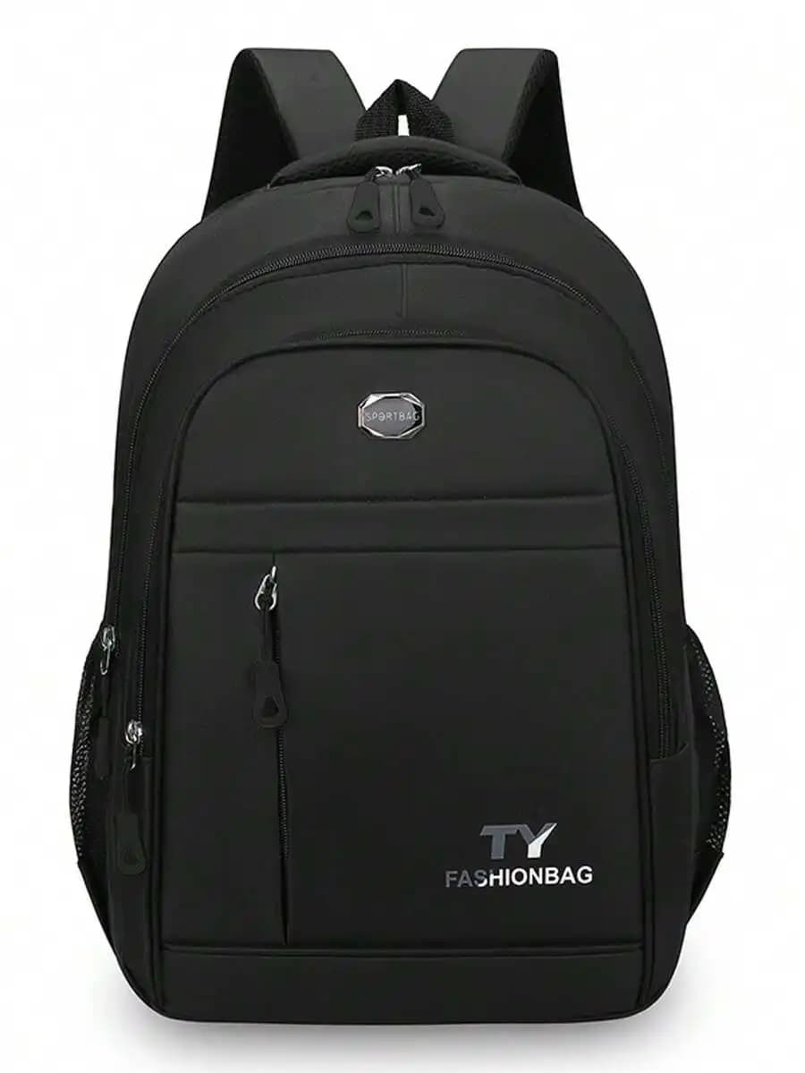 Large Capacity Business Travel Laptop Backpack With Adjustable Honeycomb Shoulder Straps Multi Pocket Durable Zipper