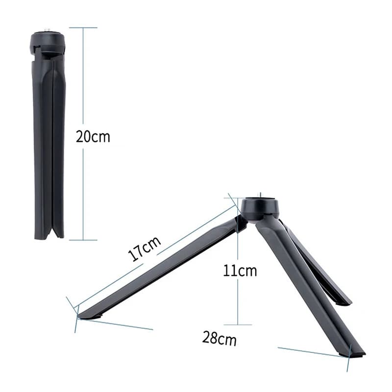 Mini treppiede per telefono smartphone video treppiede stabilizzatore supporto maniglia impugnatura per giunto cardanico tascabile per treppiede per fotocamera mobile