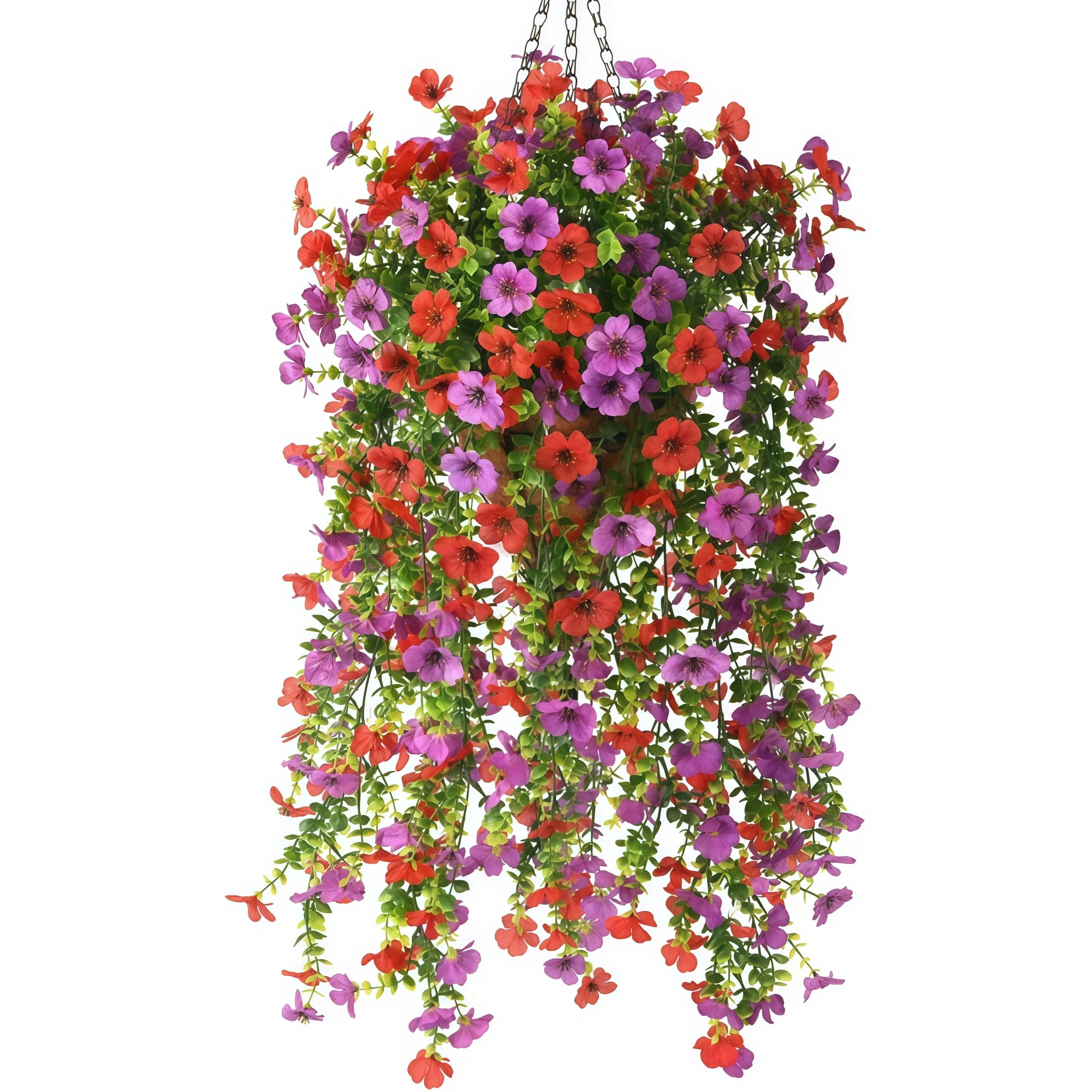 2 pezzi/pacco fiori artificiali piante simulate mattina gloria viti con foglie di eucalipto, per la decorazione domestica di nozze all'aperto