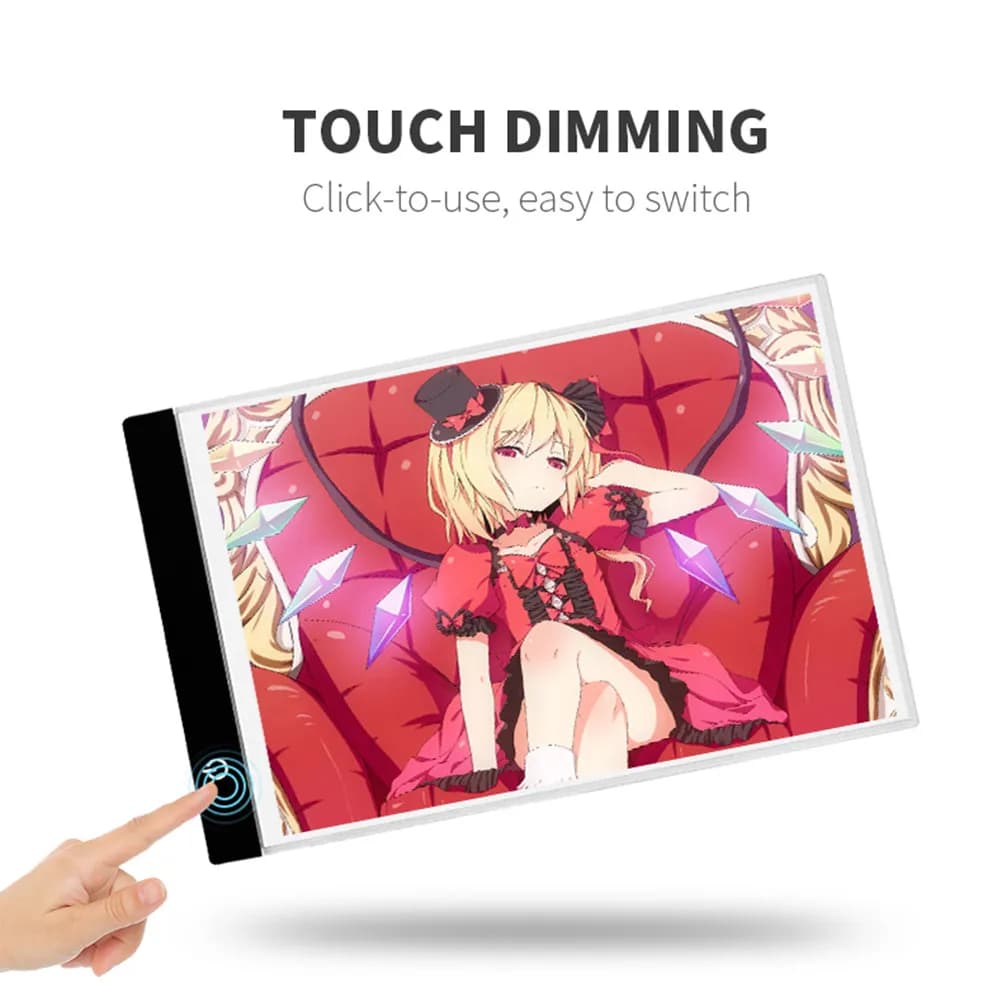 Tavoletta da disegno portatile ultrasottile Led Board A5 per artisti, elegante piastra per copiatura, pratica tavola da disegno, tavolo da copia