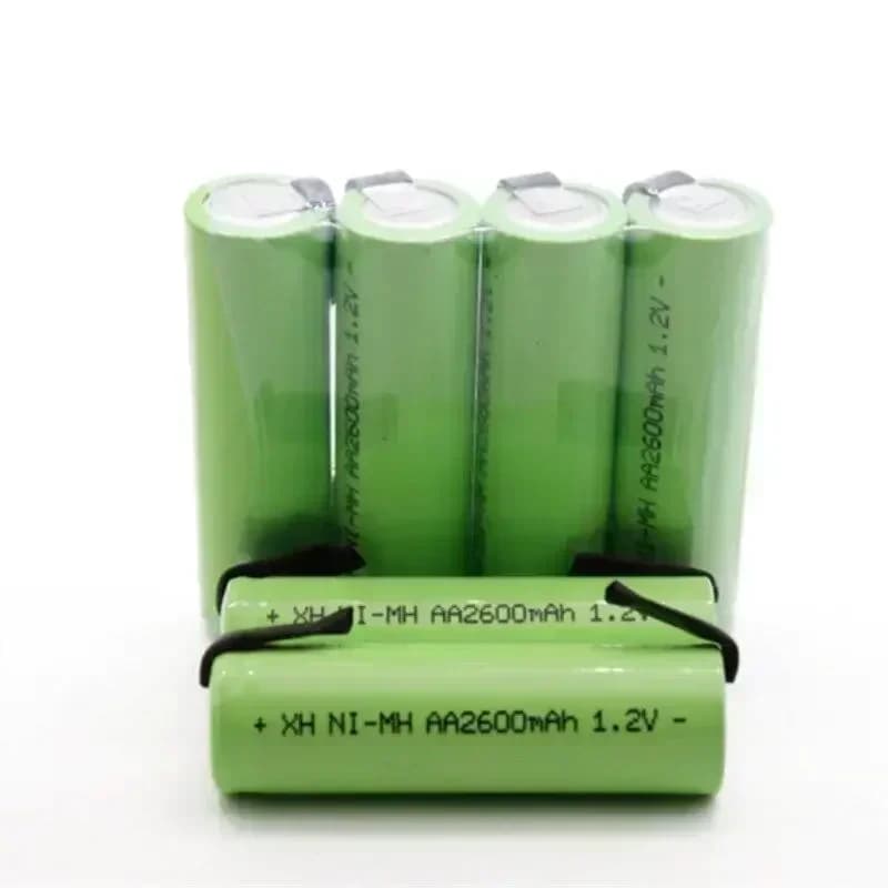 Batteria ricaricabile AA 1.2V 2600mAh NI-MH per rasoi Philips HQ6095 HQ6695 HQ6920 HQ665 HQ686 HQ6849/6070 hq6071