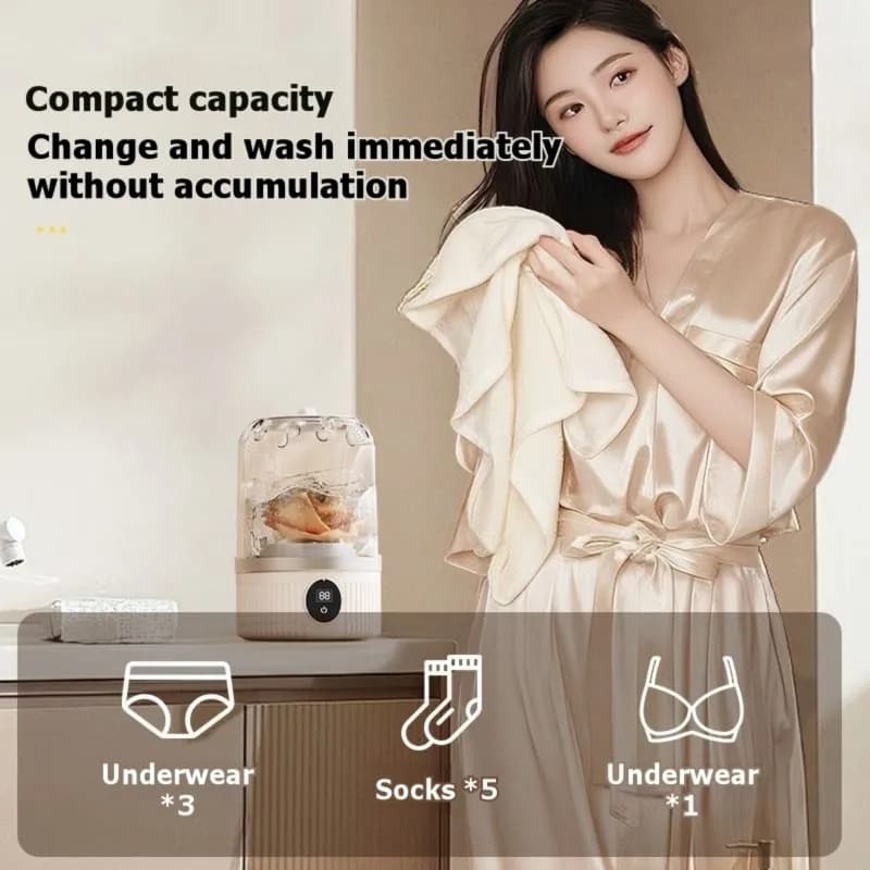 A88M USB Powered For Mini Portable Washing Machine For Undergarments-For Underwear Washer