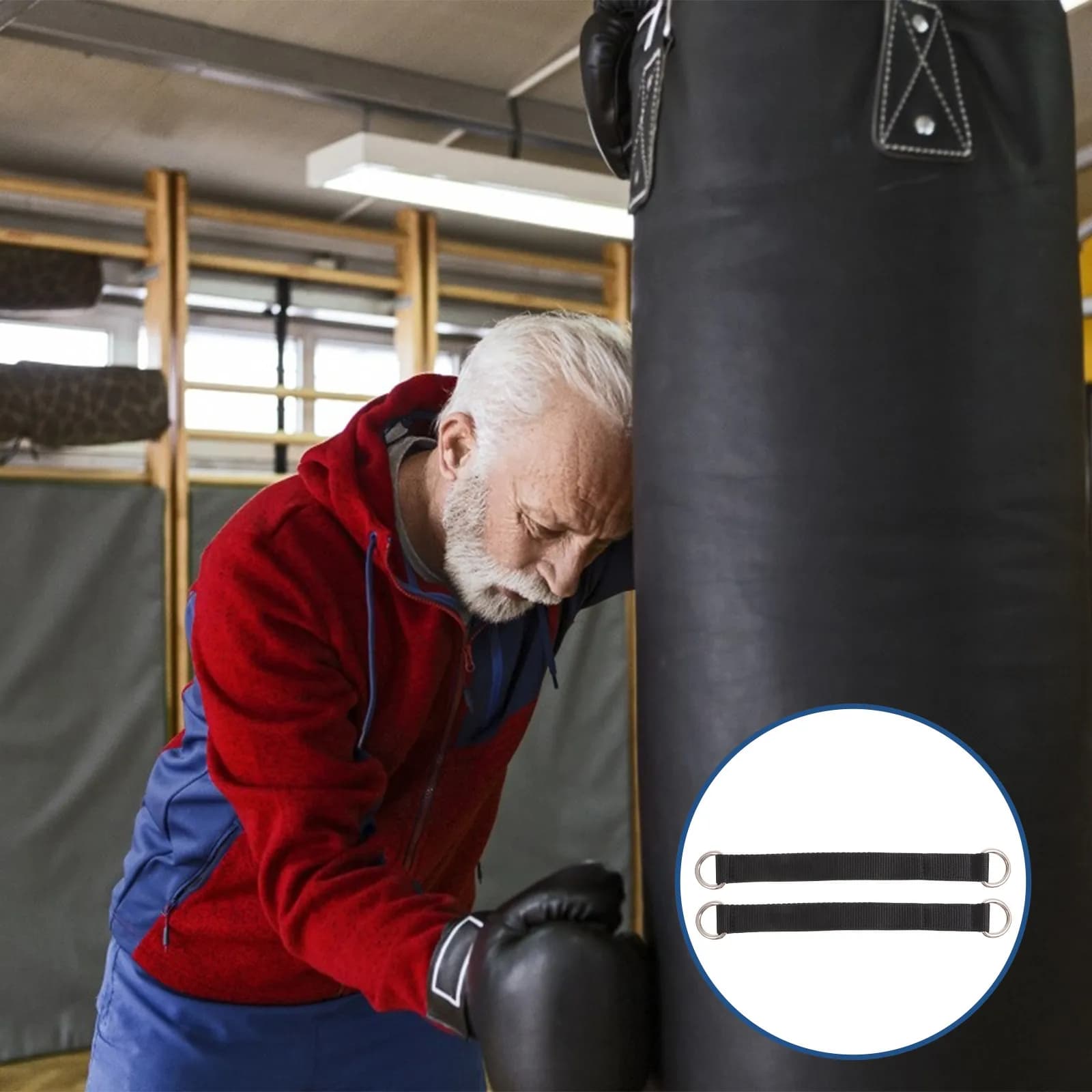 2 Pezzi Cinghie Premium per Fitness, Leggere e Portatili, per Anelli Ginnici e Barre Orizzontali, per Allenamento della Forza di Presa