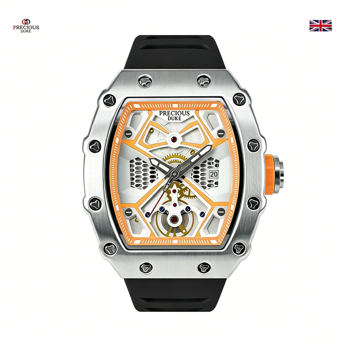 Creative Tonneau Quartz Watch Fashion Waterproof Men‘s Wristwatch Luminous Hands Business Watches Reloj Hombre Relogio Masculine