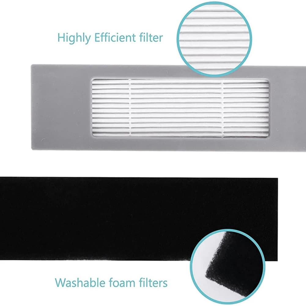 Set di 28 Pezzi A95G per Robot Aspirapolvere ECOVACS Deebot T9, T9max, T9power, T10 con Spazzola, Contenitore Polvere, Filtro e Accessori di Ricambio