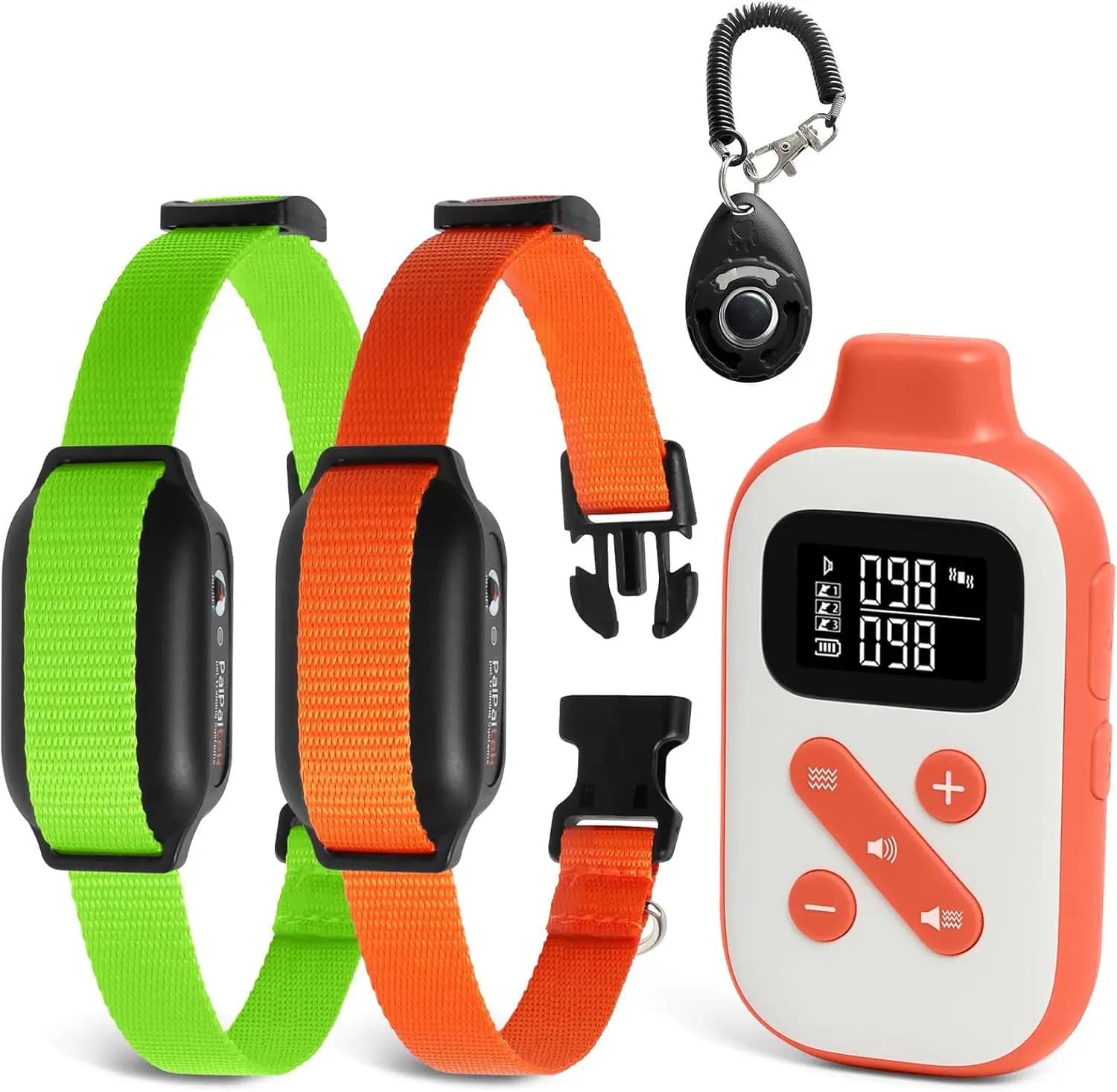 Collare vibrante per cani Nessun shock Collare per addestramento remoto da 3300 piedi con suono/vibrazione Collare elettronico impermeabile IPX7 per cani di taglia media