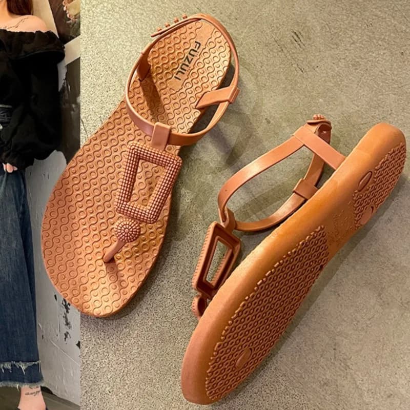 Sandali da donna estivi Scarpe Scarpe casual Scarpe da passeggio per feste da donna Sandali traspiranti Donna Sandalo femminile antiscivolo Calzature da donna