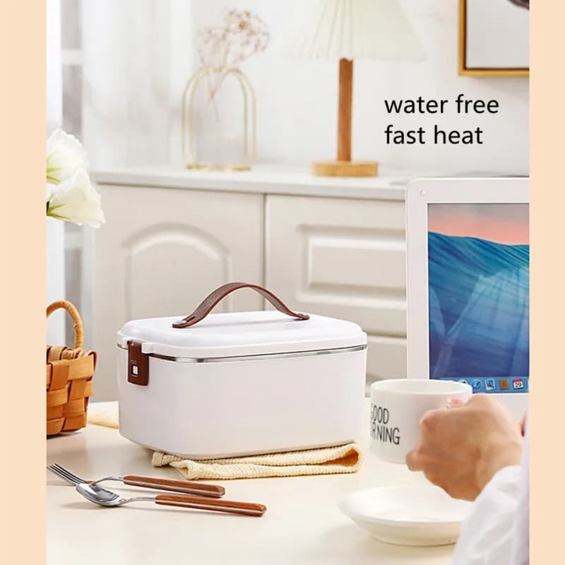 Lunch box elettrico Home car 2-in-1 isolamento termico portatile bento box ufficio riscaldamento lunch box