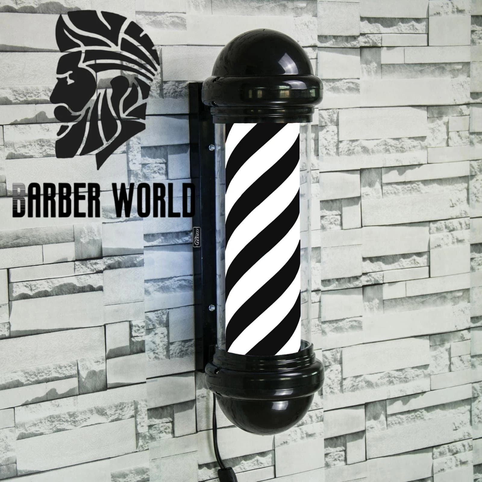 29 ''Barber Pole Light Hair Salon Barber Shop Open Sign strisce LED rotanti IP54 Waterproof Save Energy Wall Mount Light