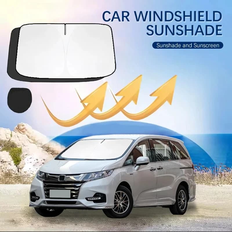 Car Windshield Sun Shade Covers for Front Window Sunscreen UV Parasol For Honda Odyssey rb3 rl3 rl4 rc1 Summer Car Accessories