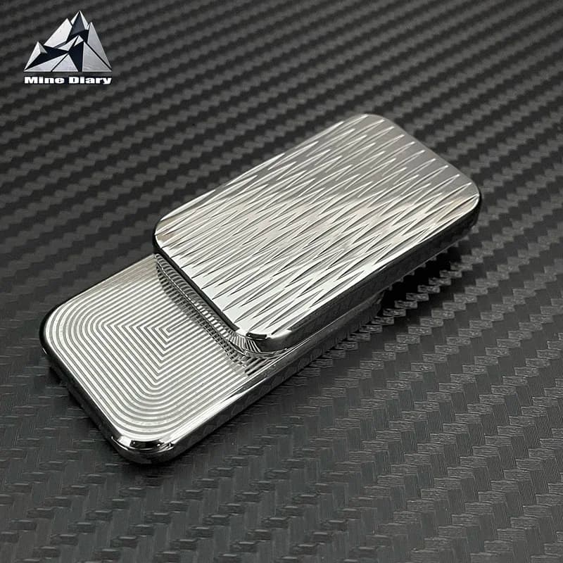 Elegante illimitato Push Slider EDC Fidget Toys Metallo magnetico Push Fidget Slider Giocattolo ADHD Riduzione dello stress per adulti Fidget Spinner