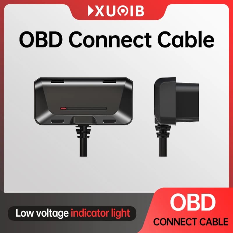 TIESF OBD connection cable compatible with the P7 rigid cable kit for Dash Cam I7pro-WB for 24 hour radar parking sensor