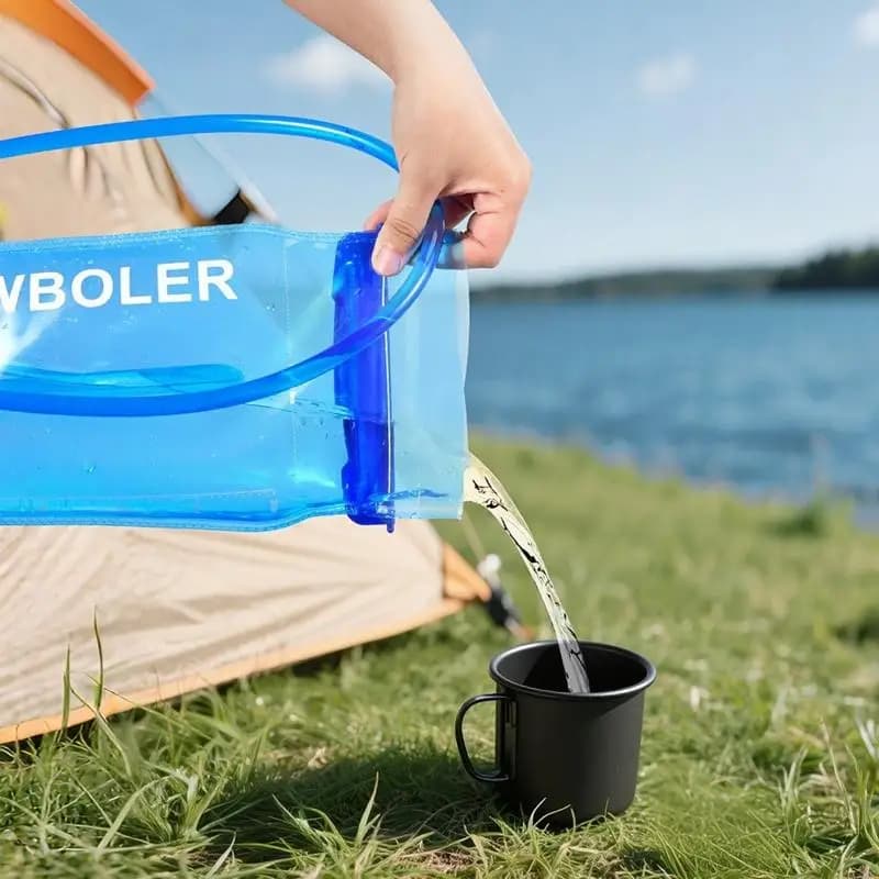 Serbatoio d'acqua Idrata Borsa per conservazione del pacchetto Serbatoio d'acqua pieghevole Pulisci facilmente vescica per