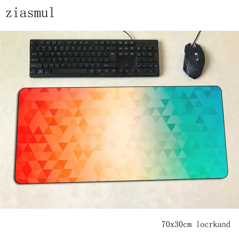 Tappetini triangolari Regali di Natale Tappetino per mouse da gioco 900x400mm Tastiera Tappetino per mouse Notebook Accessori per giocatori Tappetino padmouse colorato