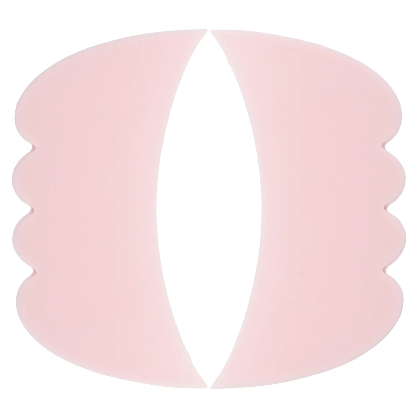 2 Pieces Stencil in Versatile Silicone for Eye Makeup, Eyeliner Guide, Mascara Protection, Reusable