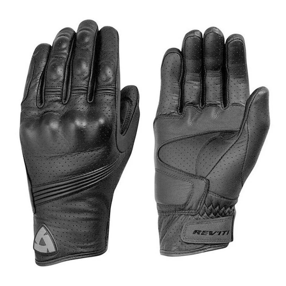 Motorcycle gloves with touch screen, in real leather, breathable, summer, for cycling and motorcycle racing