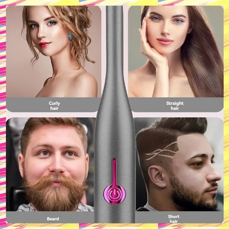 ABJJ Piastra per capelli multifunzionale per bigodino per capelli Frangia piatta Strumento per lo styling per l'arricciatura dei capelli portatile