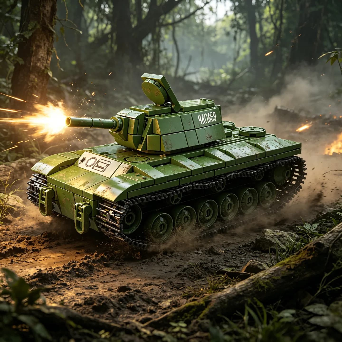 2026 NUOVO Carro Armato Pesante Sovietico KV-1 della Seconda Guerra Mondiale, Blocchi da Costruzione Militari, Veicolo Corazzato Cingolato, Giocattolo