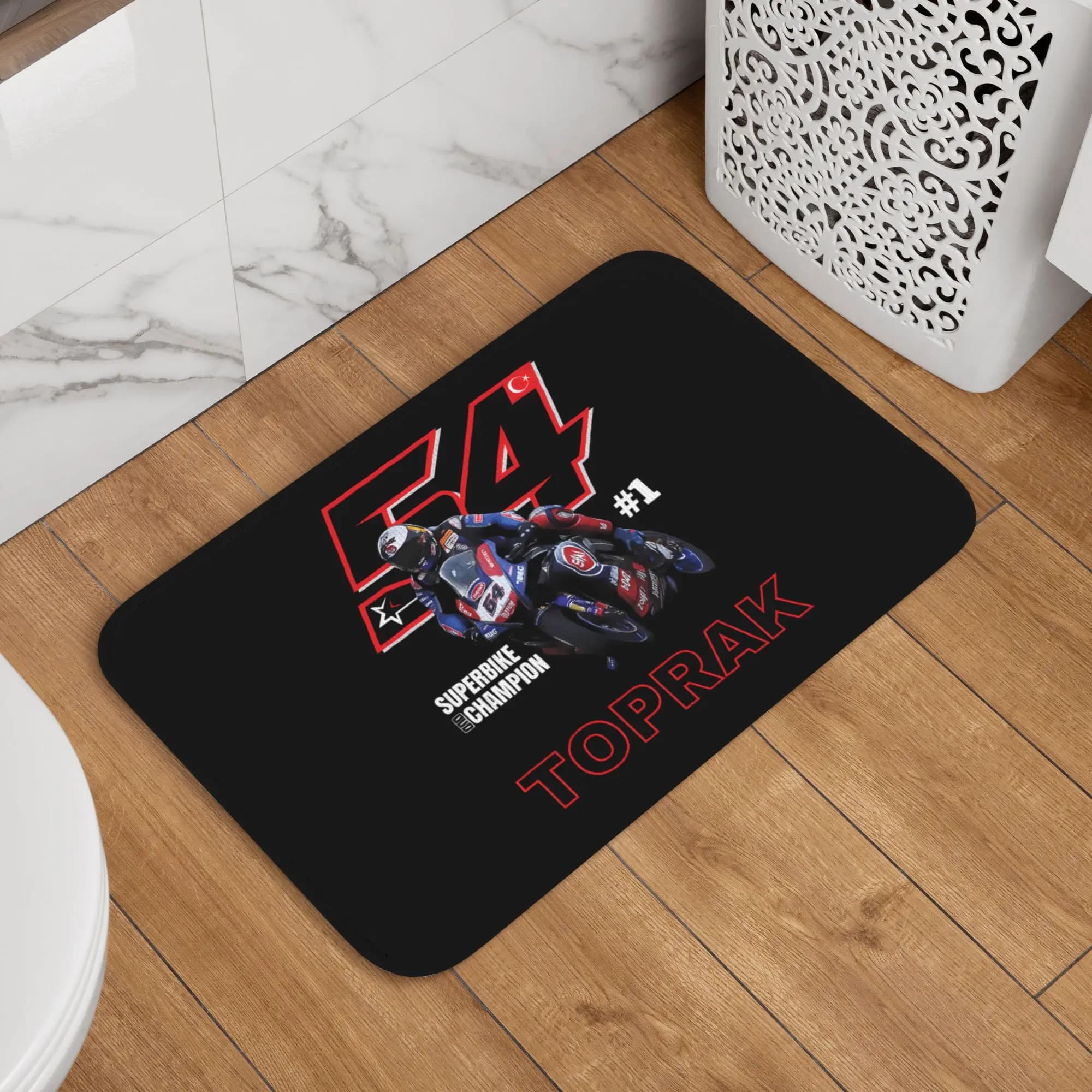 Toprak Razgatlioglu 54, anti-slip mat for entrance, kitchen, bathroom, door mats, bedroom, balcony, carpet