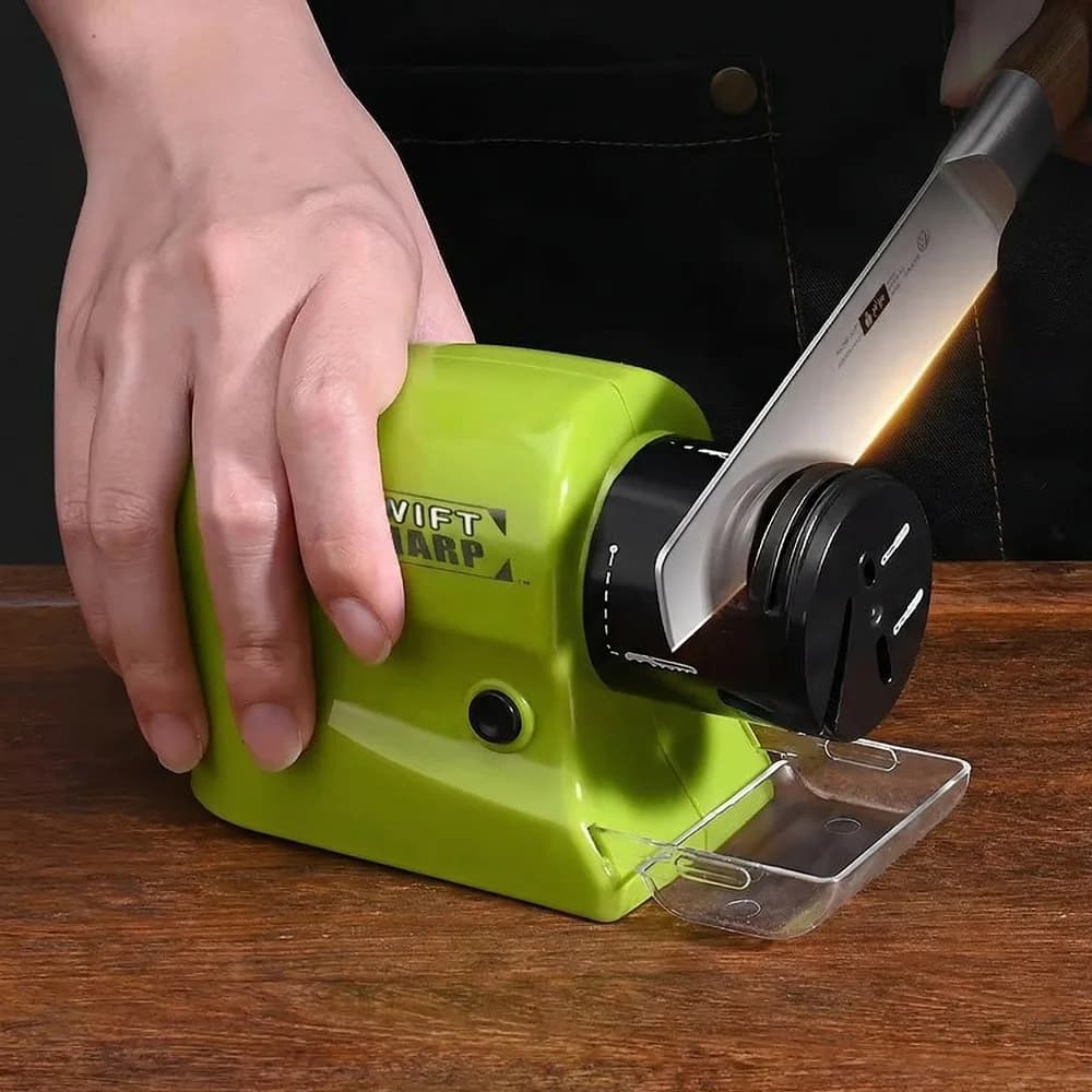 Nuovo Affilacoltelli Elettrico, Strumento Automatico Professionale per Affilatura Rapida di Coltelli da Cucina e Forbici C2612