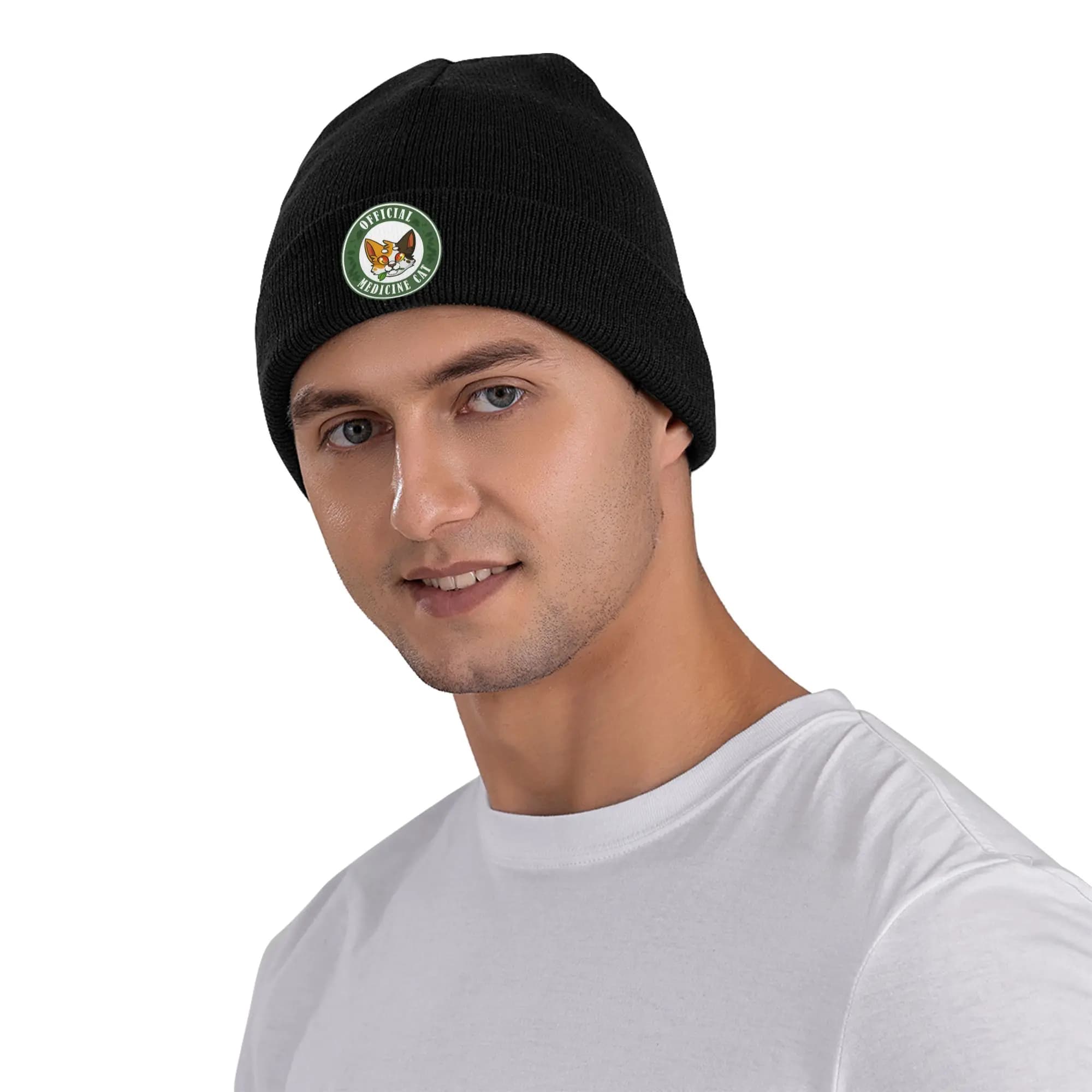 4 Warriors Medicine Cat Winter Skullies Berretti Cappello Caldo Autunno Cappelli lavorati a maglia Berretti per donna Uomo
