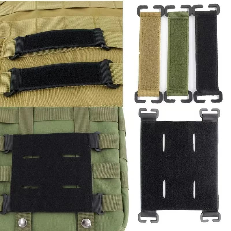 Nuovi toppe Molle Attacco Pannello con gancio e anello Distintivi fai-da-te Patch Display Holder Board Borse Zaino Gilet Convertitore Adattatore a nastro