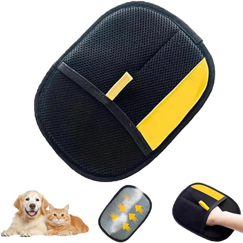 🌟Pet Hair Remover Electrostatic Glove, Pets Grooming Gloves, High-Efficiency Pets Hairs Removal Gloves, Cat Hairs Removal Tool