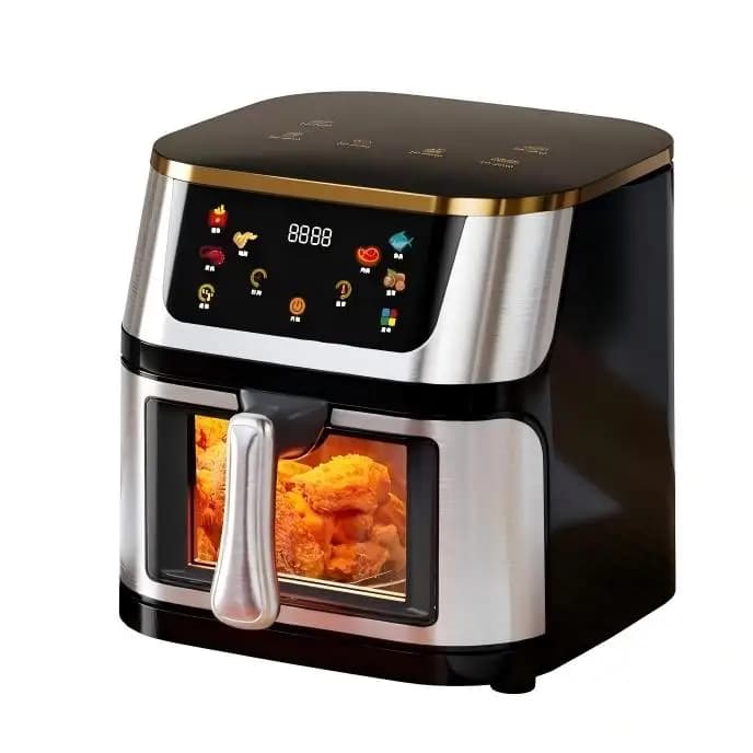 Forno a Microonde e Friggitrice ad Aria Digitale Smart Silver Crest 12L, Nuovo Design Multifunzionale 2025, ODM/OEM