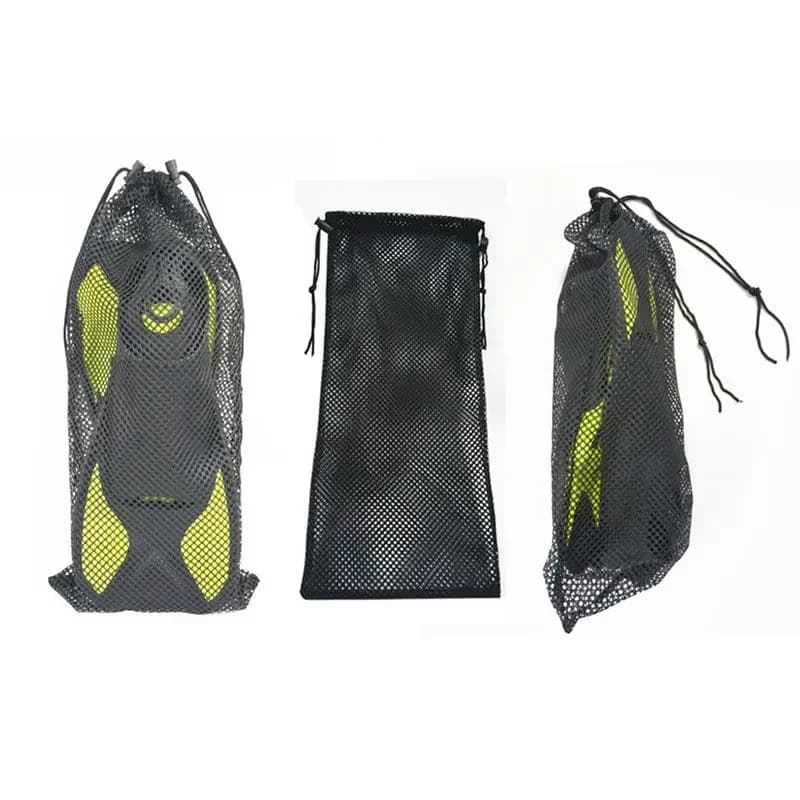 1PC Mesh Case Bag with Drawstring Nylon Storage Bag Snorkeling Pine Footwear Device Bags