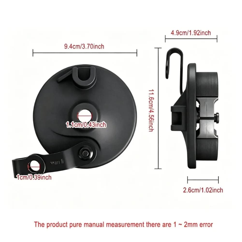 Copertura nera in ABS per freno a tamburo anteriore per monopattini elettrici XIAOMI 4 Lite 2a Gen e ELITE, parte compatibile per freni
