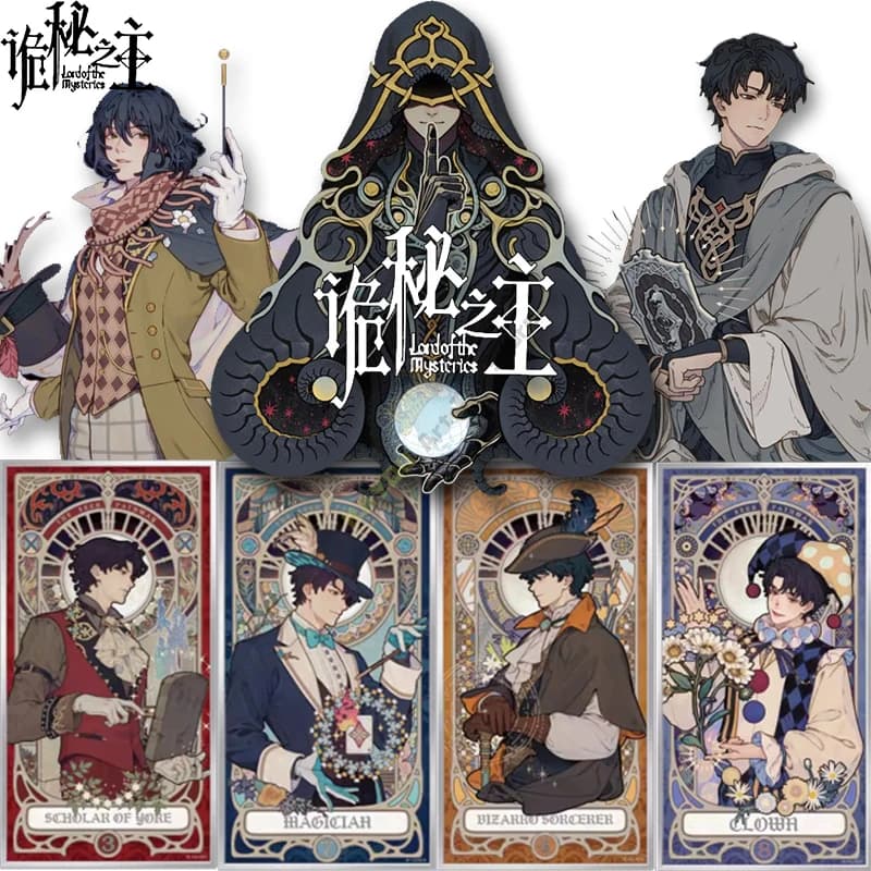 Carta ufficiale autentica del Signore dei misteri Serie Oracle Carte da collezione anime acriliche Giocattoli periferici anime Regali di carte flash