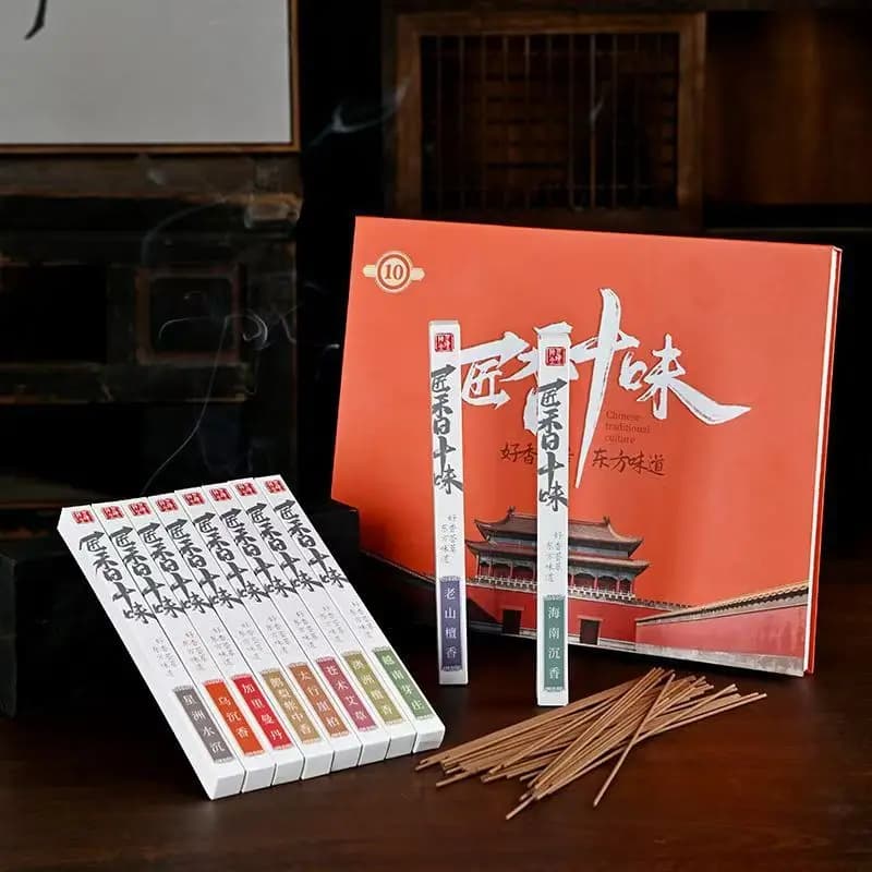 10 Different Flavors of 400-Piece Incense Sticks, Perfect for Long-Lasting Fragrance in the Home