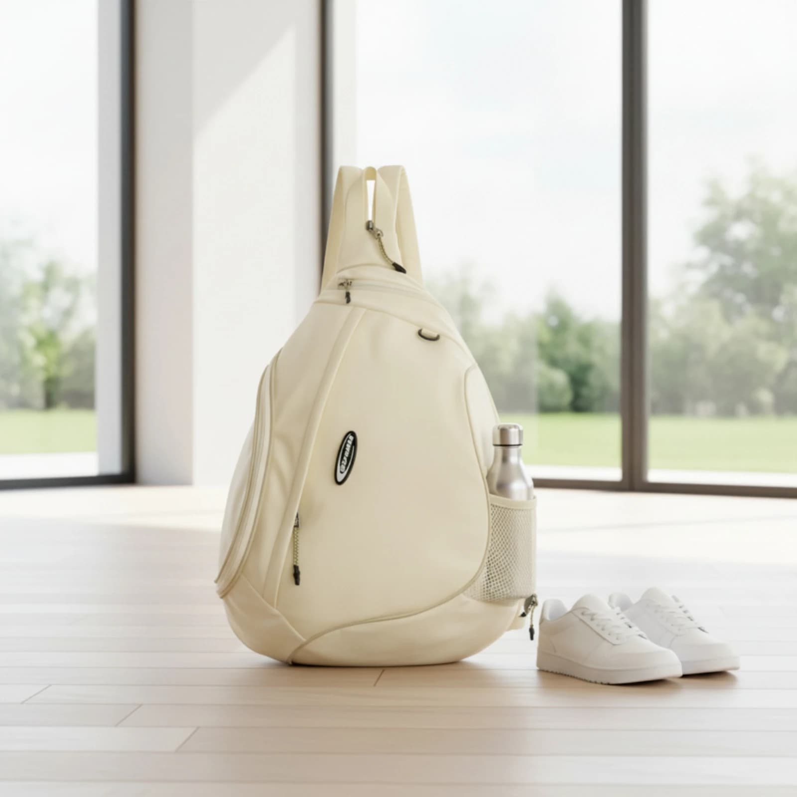 Tennis Backpack Multifunctional Racket Backpack Badminton Bag Structured Streamlined for Students, Daily Commute
