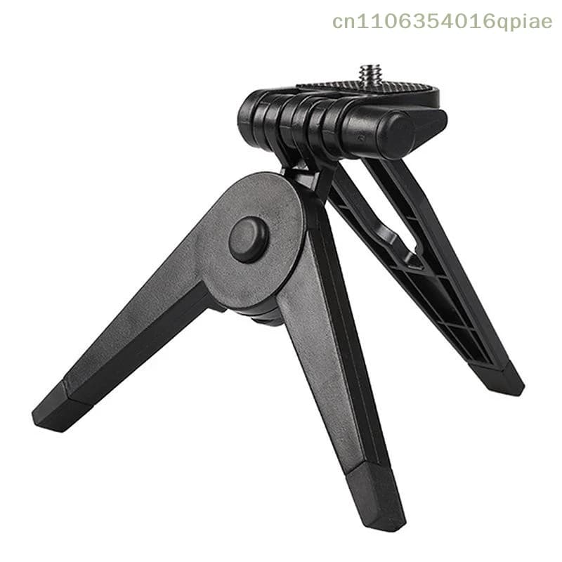 Treppiede Universale Portatile da Viaggio Mini Pieghevole per Fotocamere e Videocamere, Accessori per Treppiedi, Supporto da Tavolo per Fotocamera