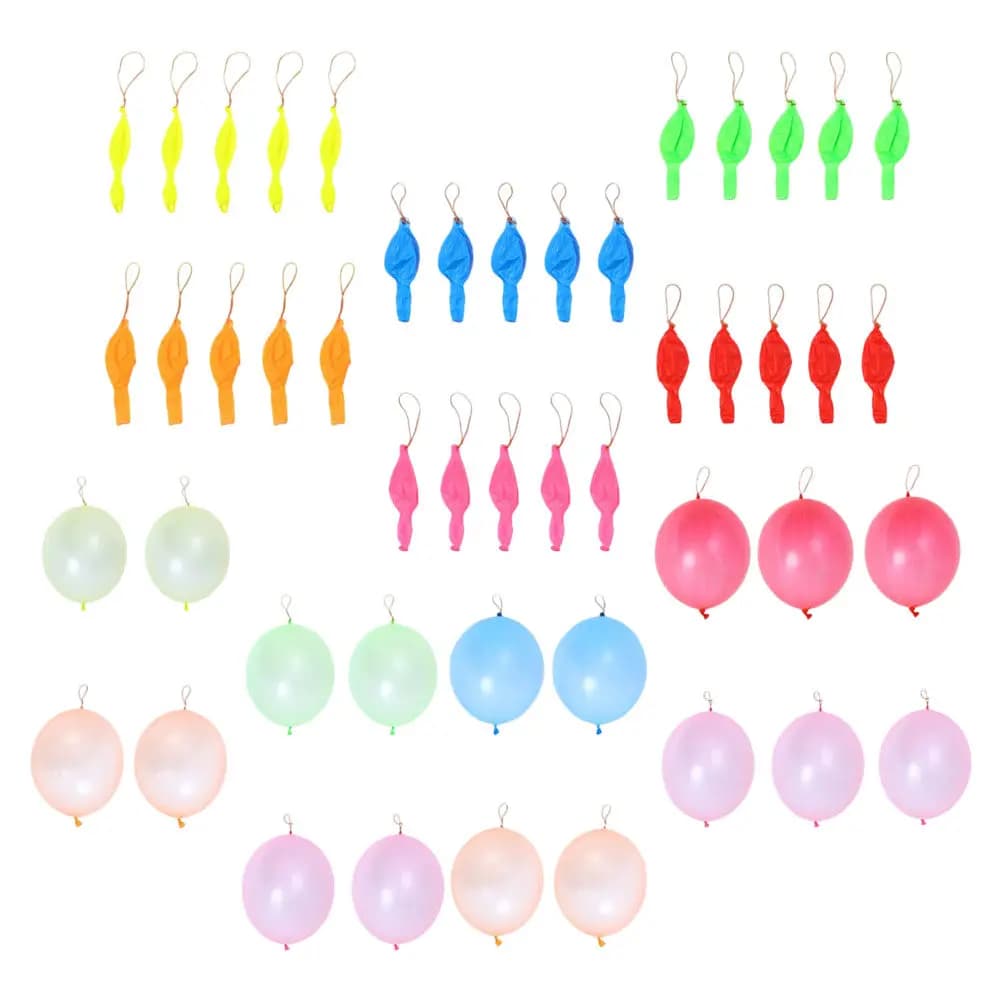 50 Palloncini in Lattice per Bambini, Palloncini da Colpire, Riempitivi per Sacchetti Regalo, Decorazioni per Feste e Banchetti