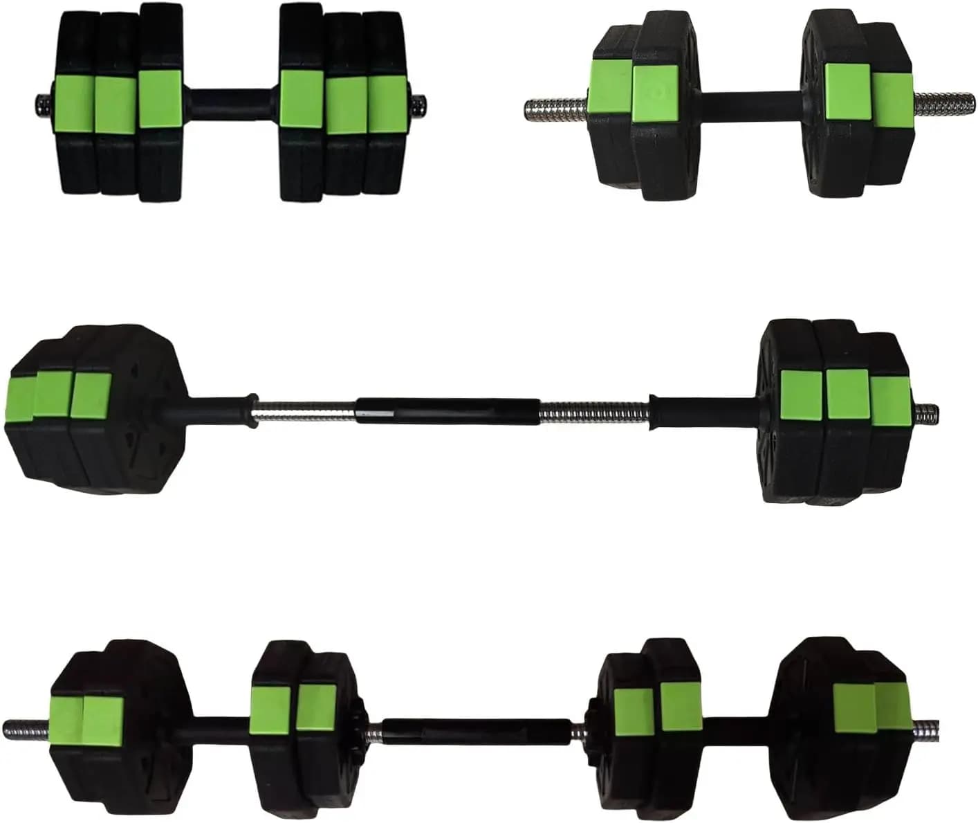Adjustable Kettlebell Set,30LB Adjustable Dumbbell Set with Iron Handle,Octagon