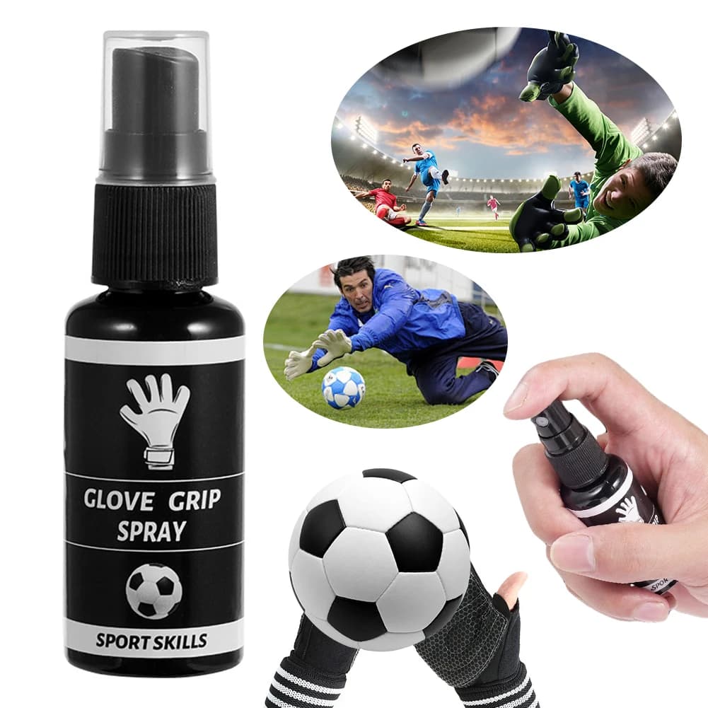 Spray per Guanti da Portiere, Colla Antiscivolo per Guanti in Lattice, Migliora l'Adesione in Condizioni Umide